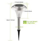 24-Pack Solar Garden Lights – Color-Changing IP44 Waterproof Pathway & Landscape Lights