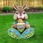 Easter Bunny Outdoor Scene  by G. DeBrekht - Easter Spring Decor - 8144502F