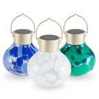 Solar Tea Lantern Multi-Colored 3-pack