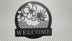 Honey Bee Welcome Sign – Metal Porch & Garden Décor