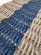 Tan & Navy Blue Lobster Rope Doormat