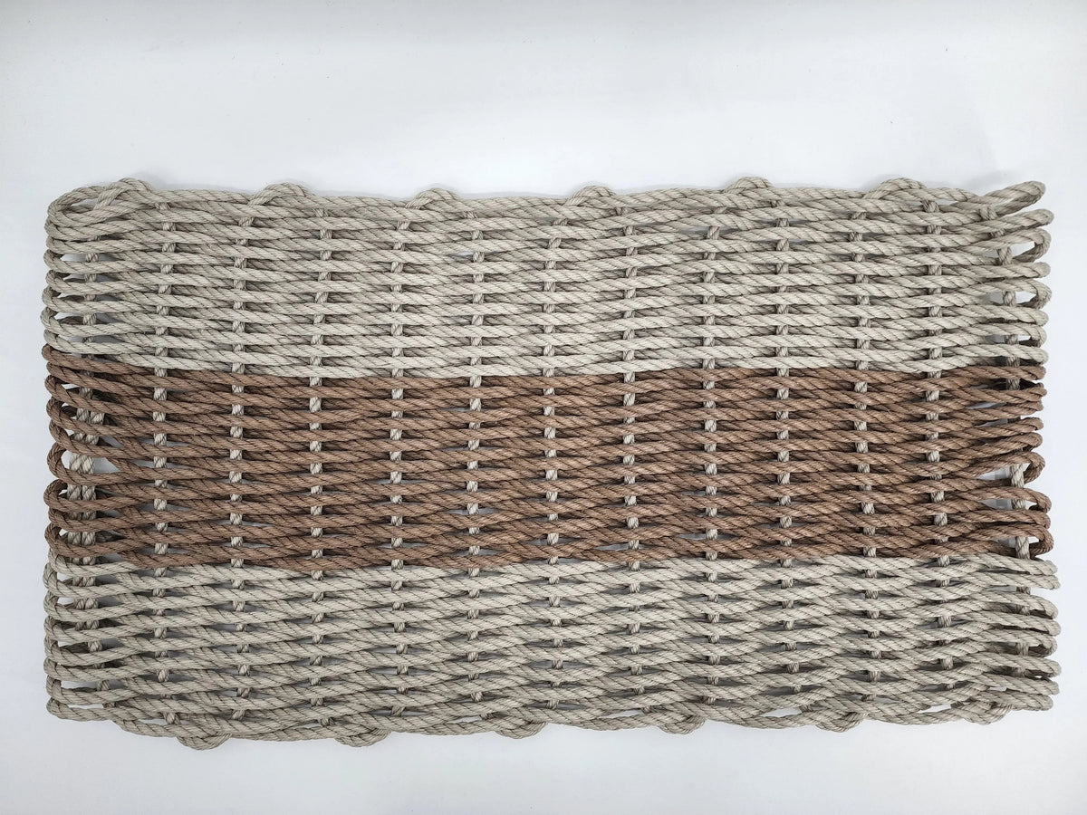 Tan & Brown Lobster Rope Doormat
