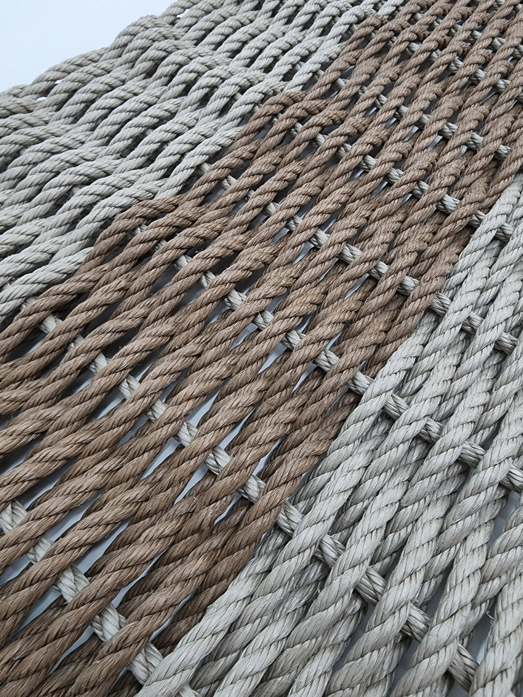 Tan & Brown Lobster Rope Doormat