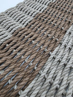 Tan & Brown Lobster Rope Doormat