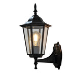 Retro Hexagon Outdoor Wall Light – Aluminum E27 Exterior Sconce