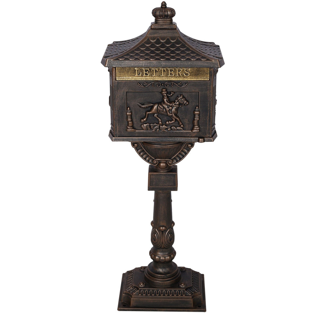 Cast Aluminum Mailbox – Durable Decorative Outdoor Mailbox