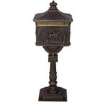 Cast Aluminum Mailbox – Durable Decorative Outdoor Mailbox