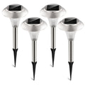4-Pack Solar Garden Lights – Color-Changing IP44 Waterproof Pathway & Landscape Lights
