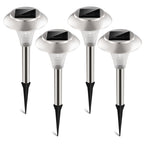 4-Pack Solar Garden Lights – Color-Changing IP44 Waterproof Pathway & Landscape Lights