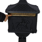 Cast Aluminum Mailbox – Durable Decorative Outdoor Mailbox