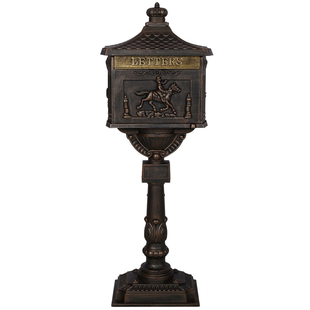 Cast Aluminum Mailbox – Durable Decorative Outdoor Mailbox