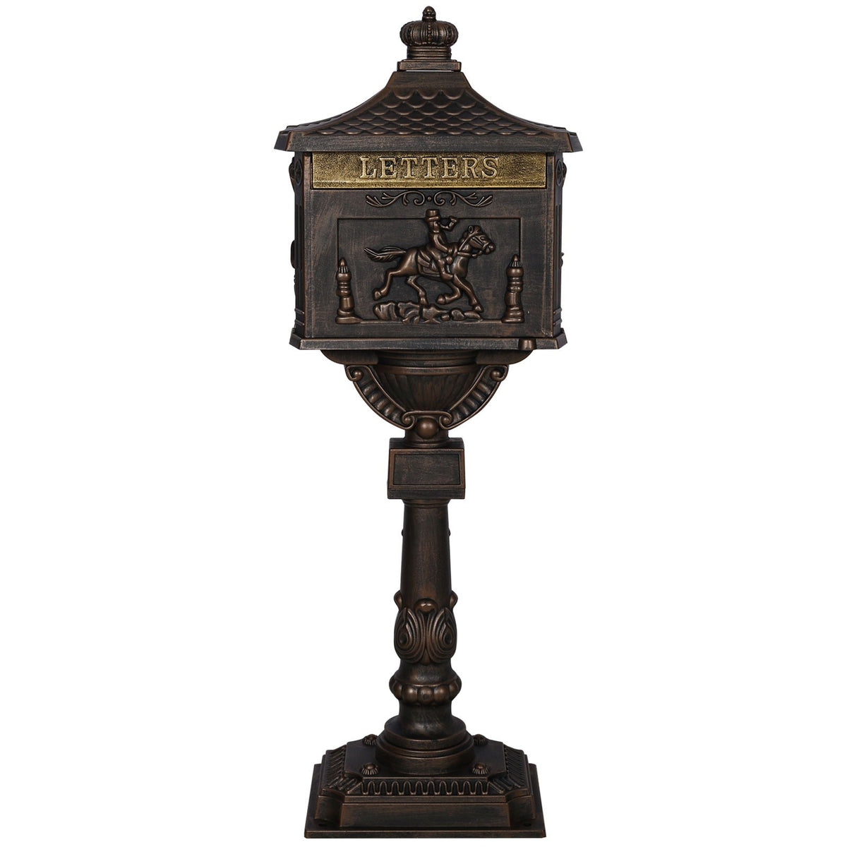 Cast Aluminum Mailbox – Durable Decorative Outdoor Mailbox