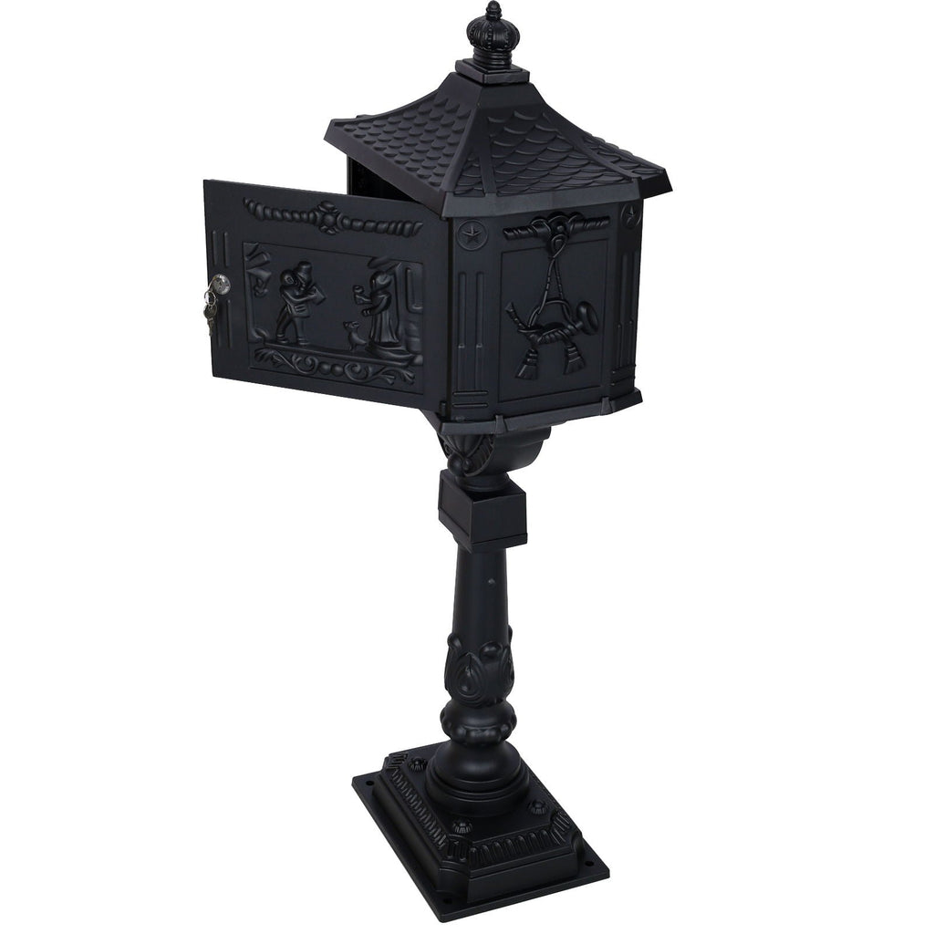 Cast Aluminum Mailbox – Durable Decorative Outdoor Mailbox