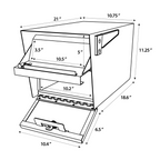MailBoss MCM Mail Manager® Series – Locking Security Mailbox with Anti-Pry Lock