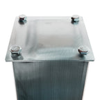 MailBoss 46-Inch In-Ground Mailbox Post – 316 Stainless Steel