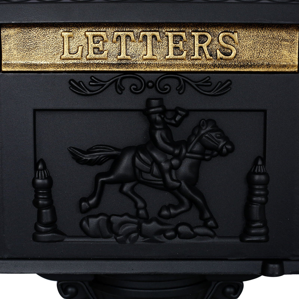 Cast Aluminum Mailbox – Durable Decorative Outdoor Mailbox