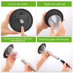 8-Pack Solar Garden Lights – Color-Changing IP44 Waterproof Pathway & Landscape Lights