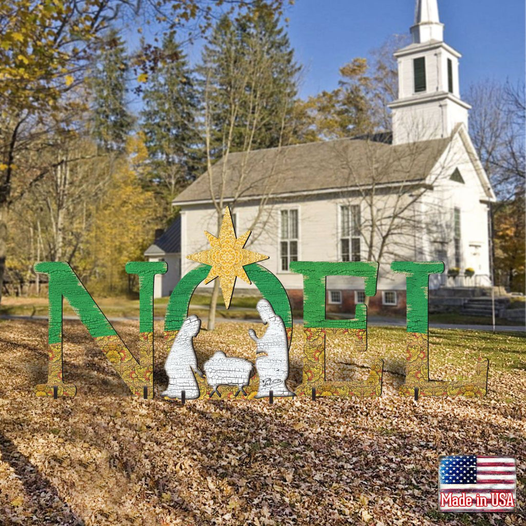 Noel Outdoor Nativity Set  by G. DeBrekht - Nativity Holiday Décor - 8121457F-S4L