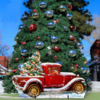 Old Fashion Truck Christmas Outdoor Yard Sign by D. Gelsinger - Christmas Santa Snowman Décor - 8461039F-1701