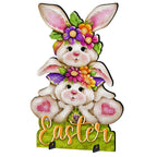 Easter Bunny Outdoor Decoration - Handcrafted Spring Yard Decor by Jamie Mills-Price - Rustic Bunny Art - 8652828F-MP
