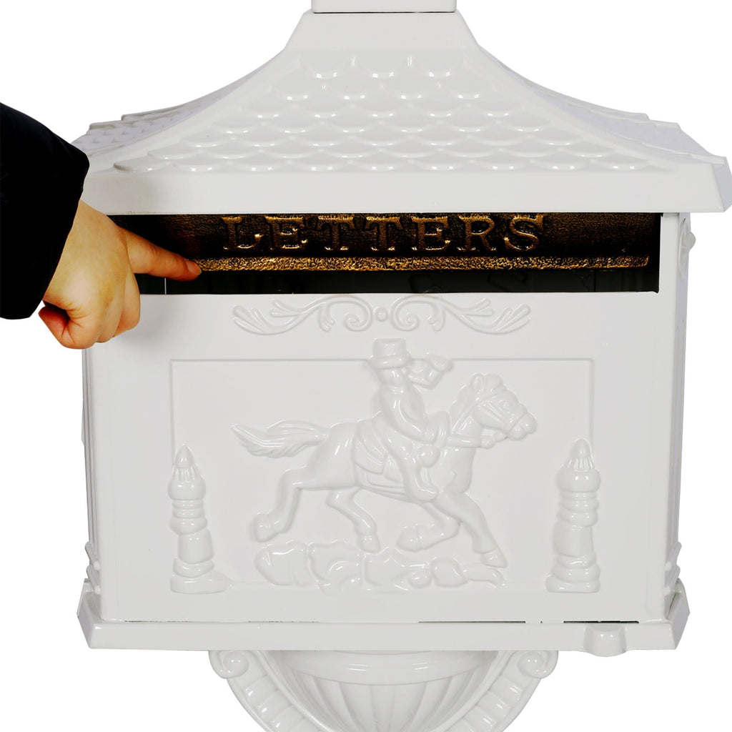 Cast Aluminum Mailbox – Durable Decorative Outdoor Mailbox