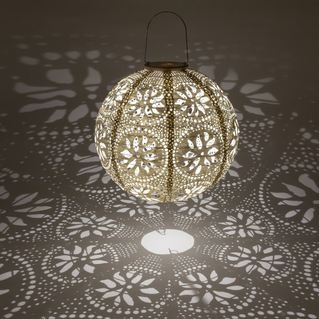 Battery-Powered Stella Luxe Pearl Boho Lantern 3-pack