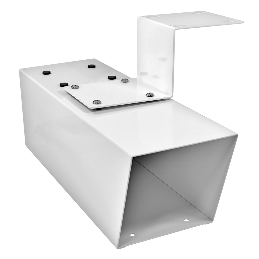 MailBoss® Newspaper Holder – Galvanized Steel Attachment for Post-Mount Mailboxes