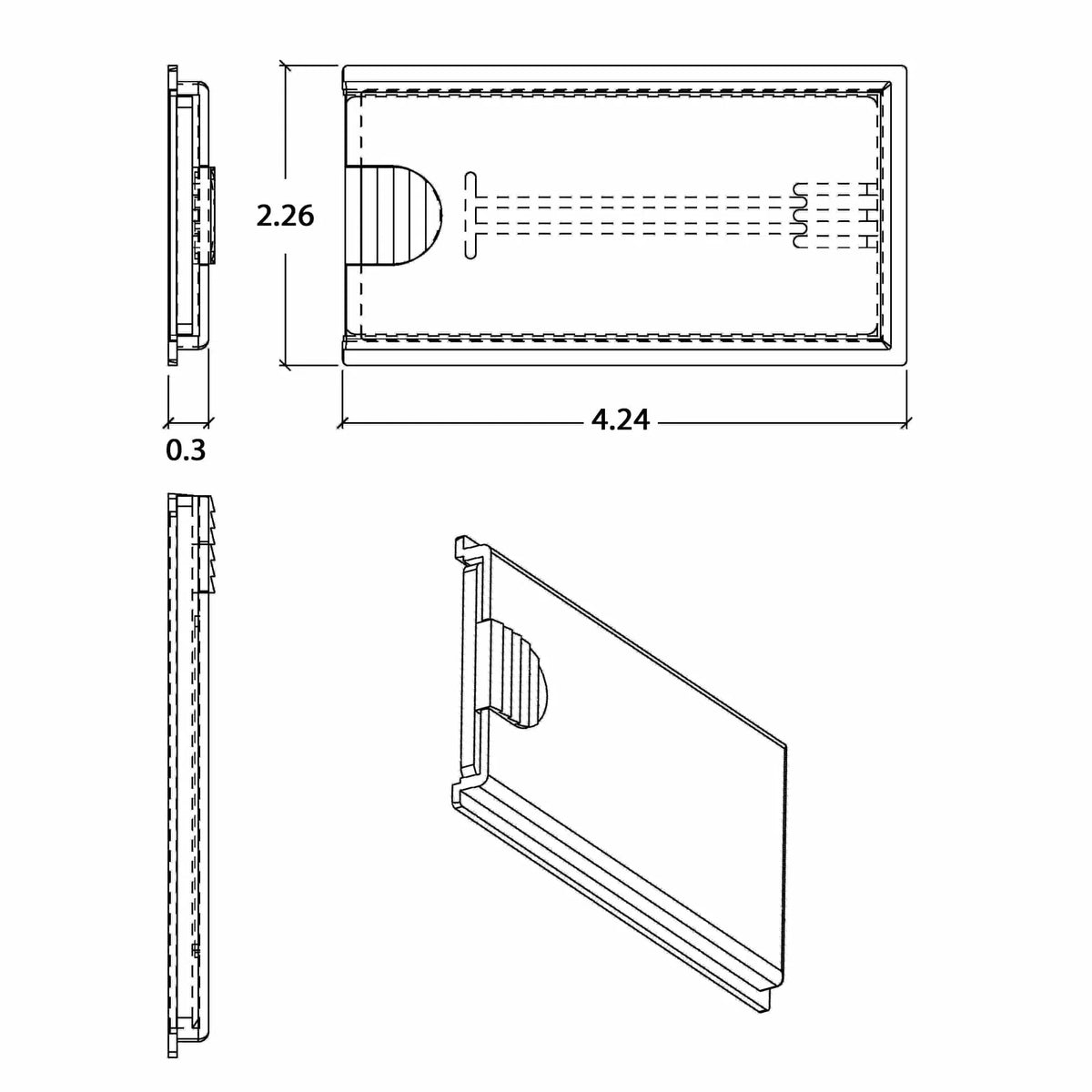 MailBoss Townhouse® Locking Wall-Mount Mailbox – High-Security Residential Mailbox