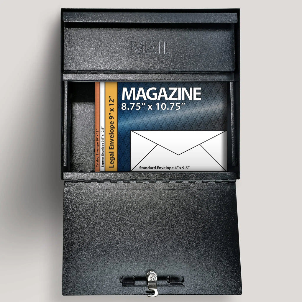 MailBoss Metro Locking Wall-Mount Mailbox – High-Security Contemporary Mailbox