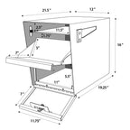 Package Master® Security Package Mailbox – Extra-Large Locking Mailbox for Mail & Small Packages