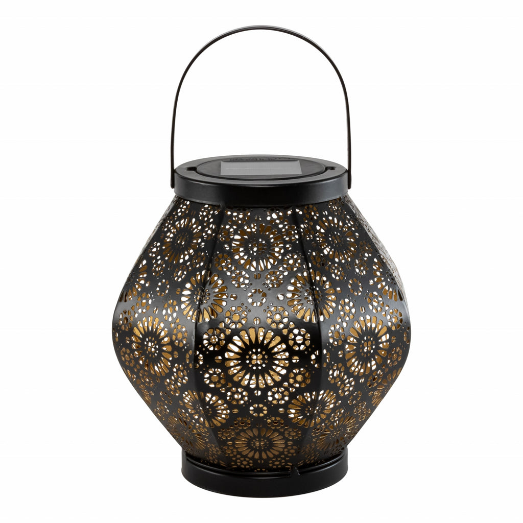 Metal Daisy Solar Lanterns - 2-Pack