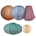 Soji Stella Multi-Shape Solar Lantern 5-pack