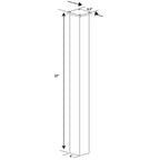 MailBoss 27-Inch Surface-Mount Mailbox Post