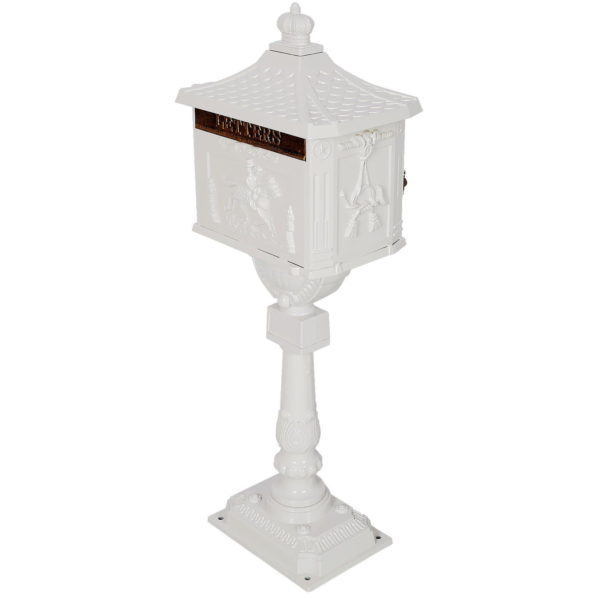 Cast Aluminum Mailbox – Durable Decorative Outdoor Mailbox