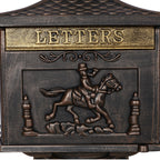 Cast Aluminum Mailbox – Durable Decorative Outdoor Mailbox