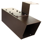 MailBoss® Newspaper Holder – Galvanized Steel Attachment for Post-Mount Mailboxes