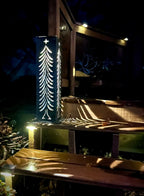Christmas Tree Solar Luminary - Steel