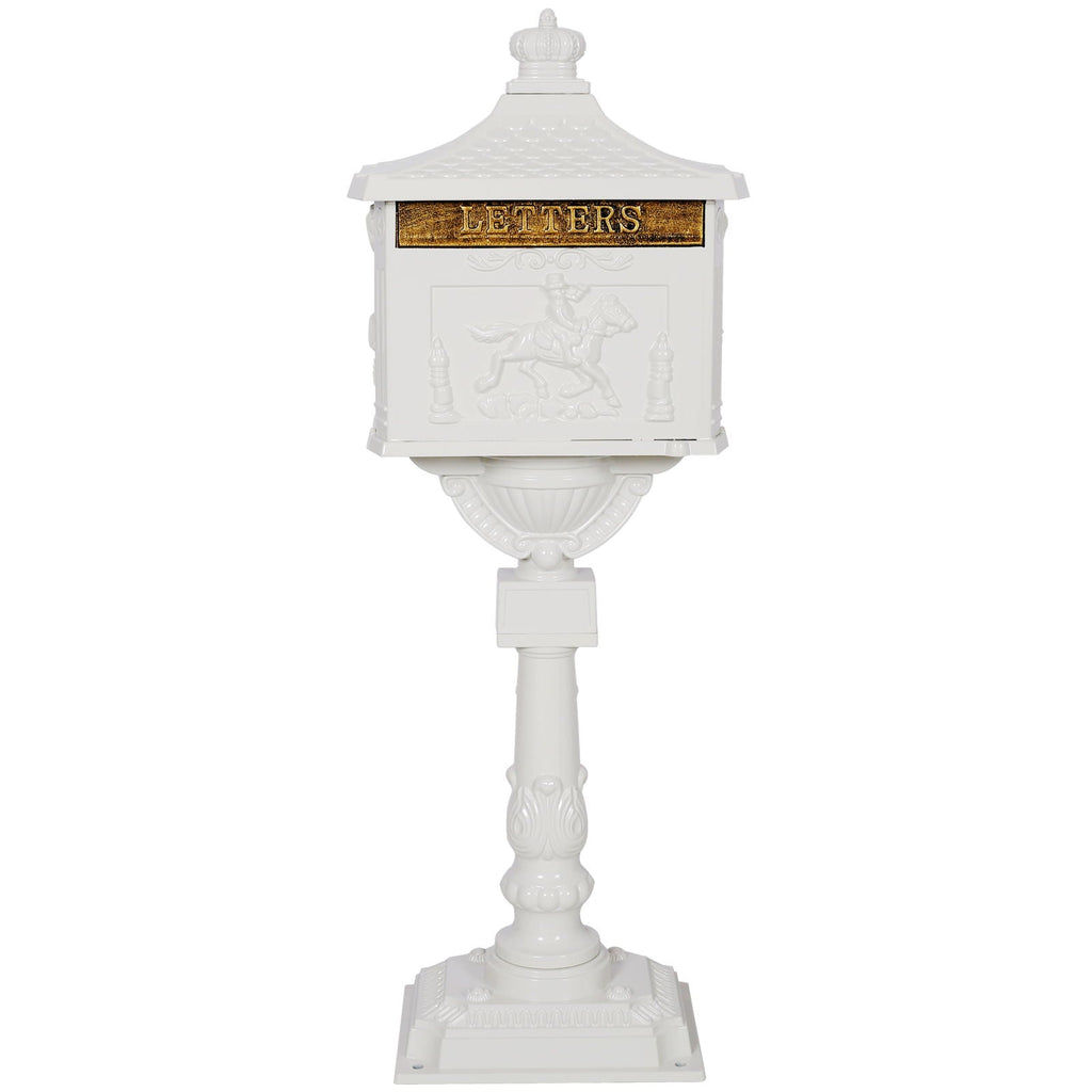 Cast Aluminum Mailbox – Durable Decorative Outdoor Mailbox
