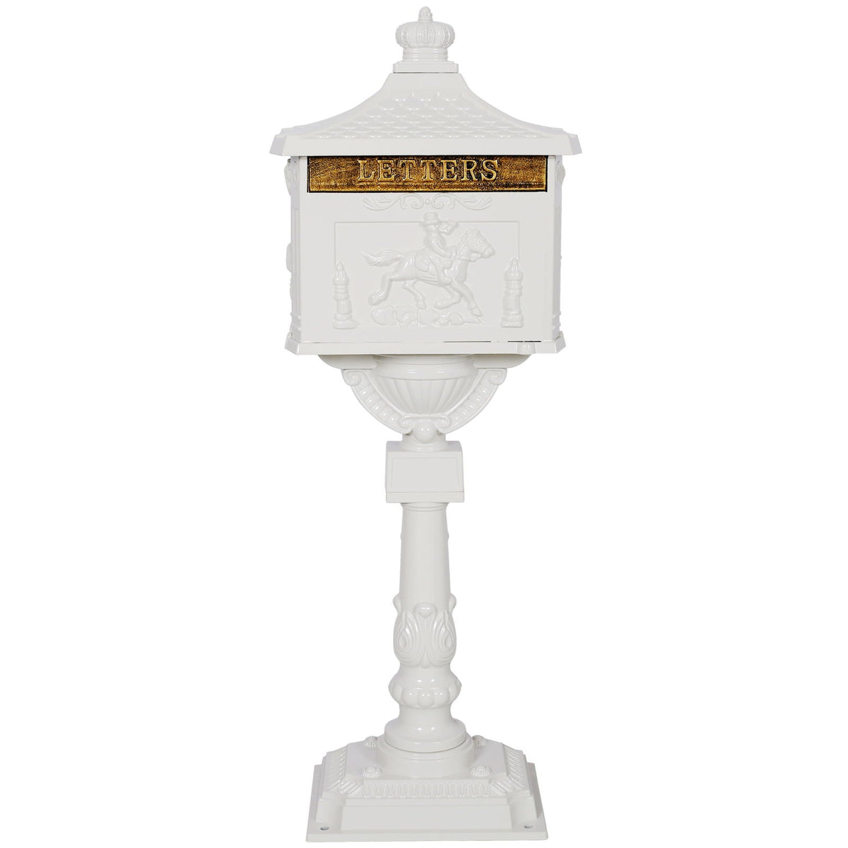 Cast Aluminum Mailbox – Durable Decorative Outdoor Mailbox