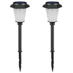 2-Pack Solar Flame Torch Lights – IP65 Waterproof Flickering Flame Stake Lights