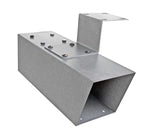 MailBoss® Newspaper Holder – Galvanized Steel Attachment for Post-Mount Mailboxes