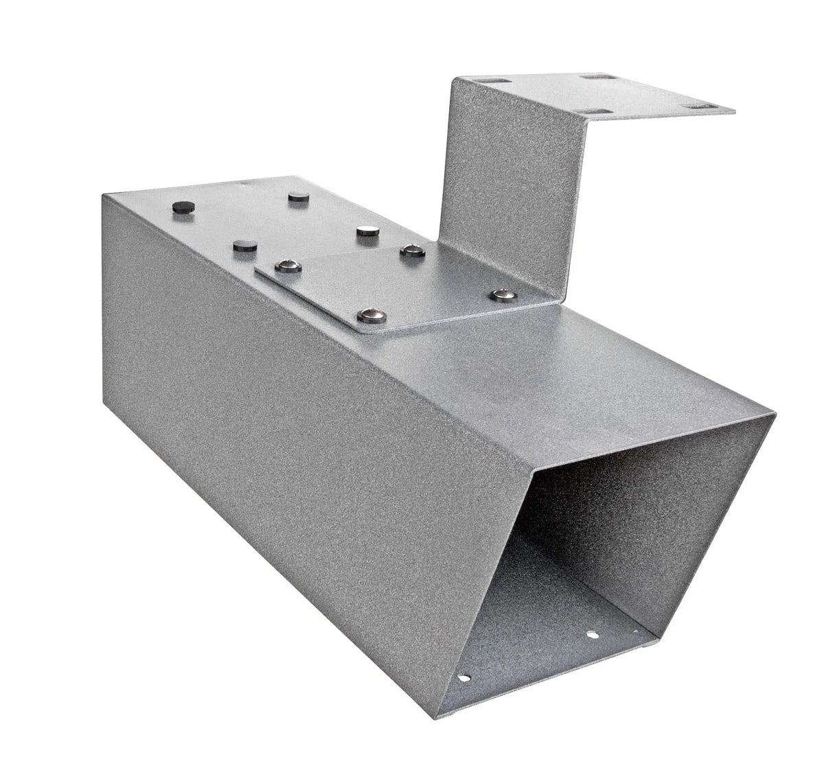 MailBoss® Newspaper Holder – Galvanized Steel Attachment for Post-Mount Mailboxes