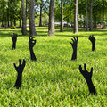Zombie Hands Metal Yard Stakes | Halloween Lawn Decor Set