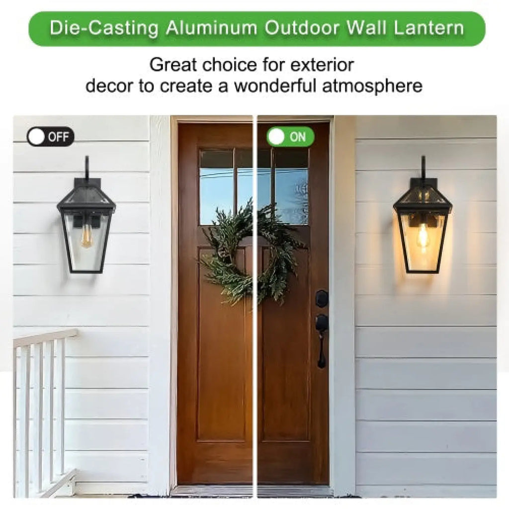 Modern Wall Lights - Outdoor Waterproof Wall Lamps (2-Pack)