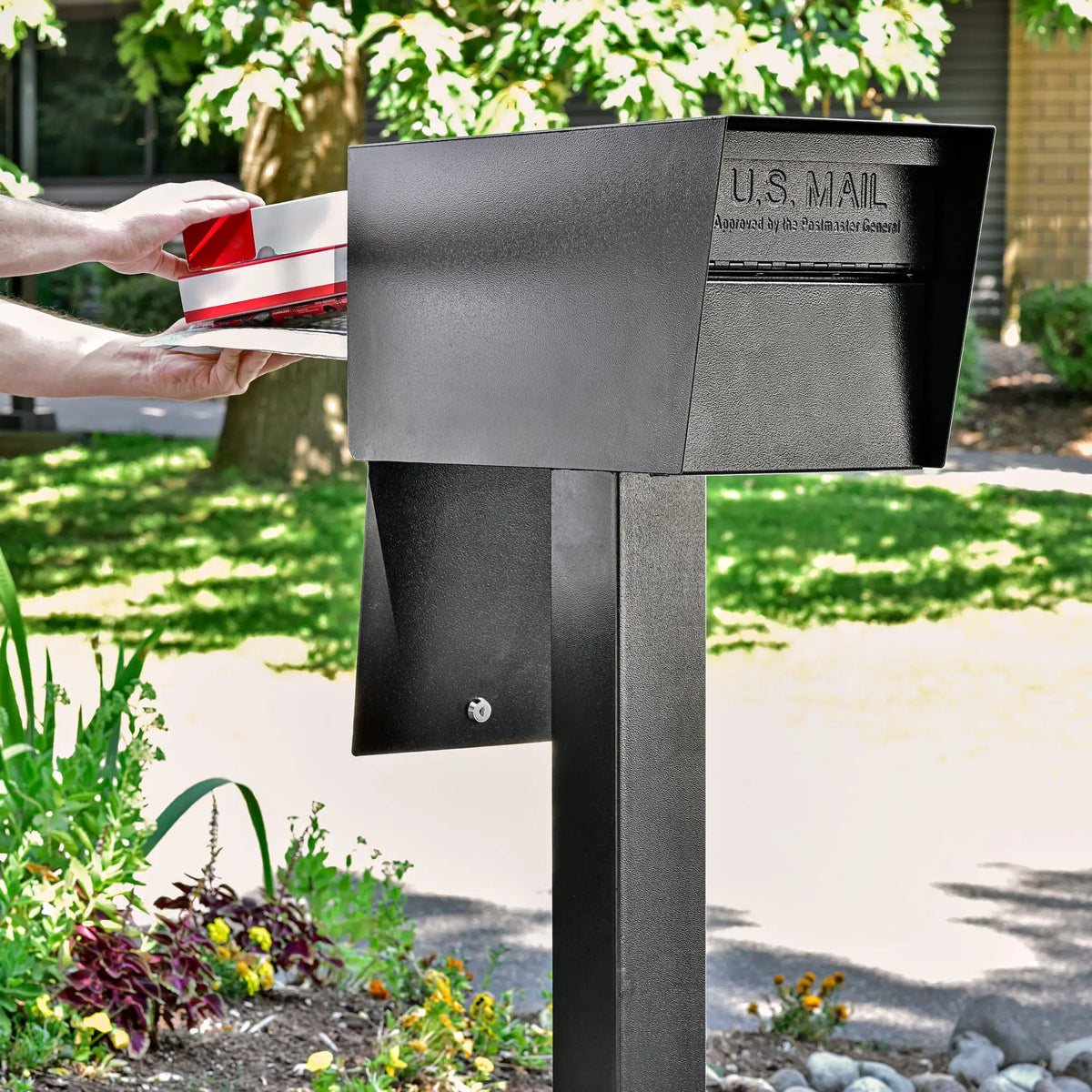 MailBoss Mail Manager® Street Safe – Secure Locking Mailbox with Rear Access