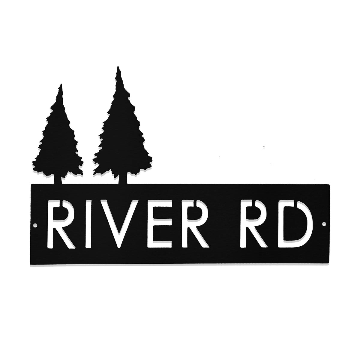 [COL] Landscape Address Plaque - 4 Styles - Circular Address Plaque for House Numbers