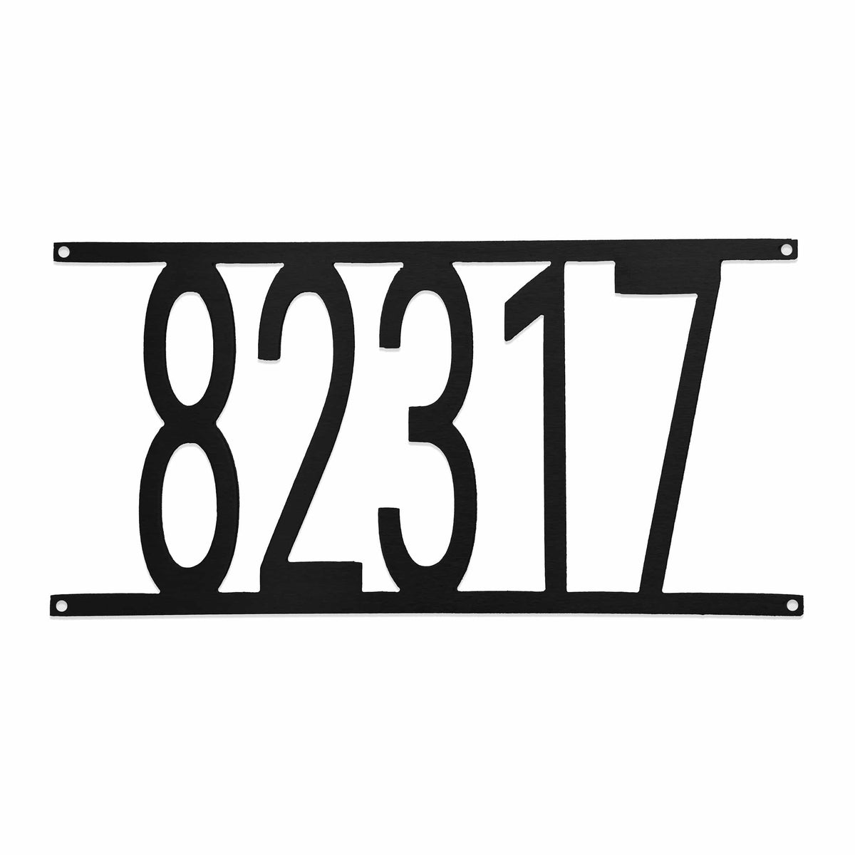 [COL] Simple Address Plaque - 3 Sizes - Address Numbers for Outside