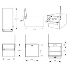 MailBoss Mail Manager® Street Safe – Secure Locking Mailbox with Rear Access
